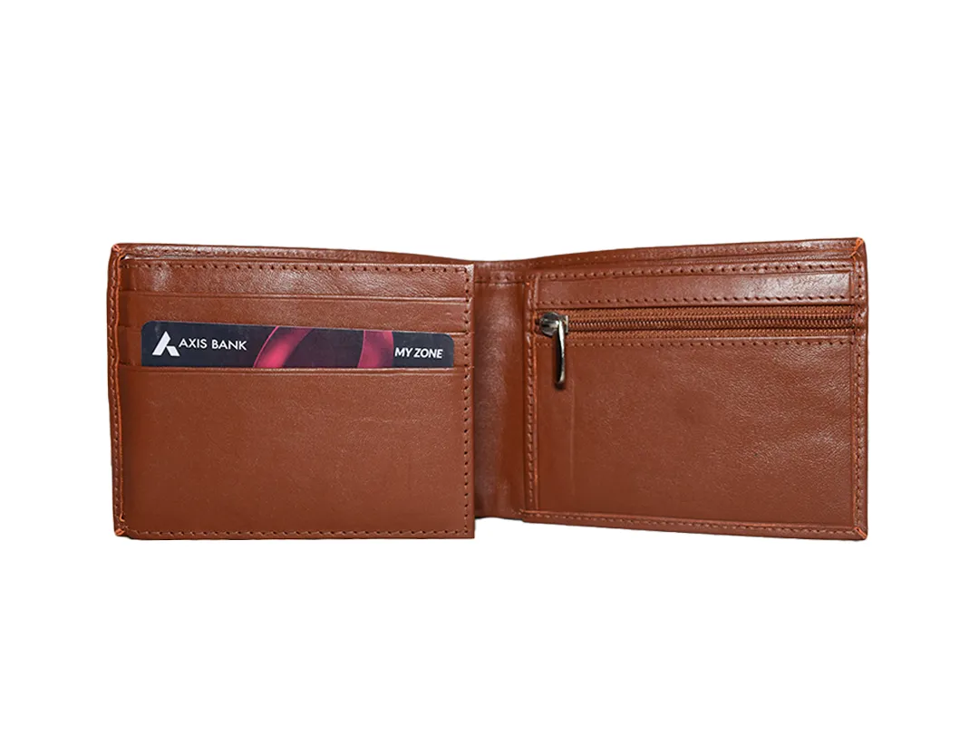 Noah Men’s Leather Wallet ReddishBrown - BIMW101