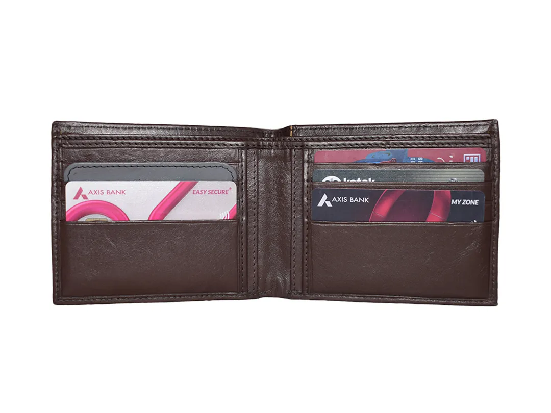 George Men’s Leather Wallet brown - BIMW110