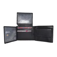 Leo Men’s Leather Wallet Black - BIMW111