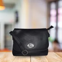 Poppy Women’s Leather Bag Black - BIWIB111