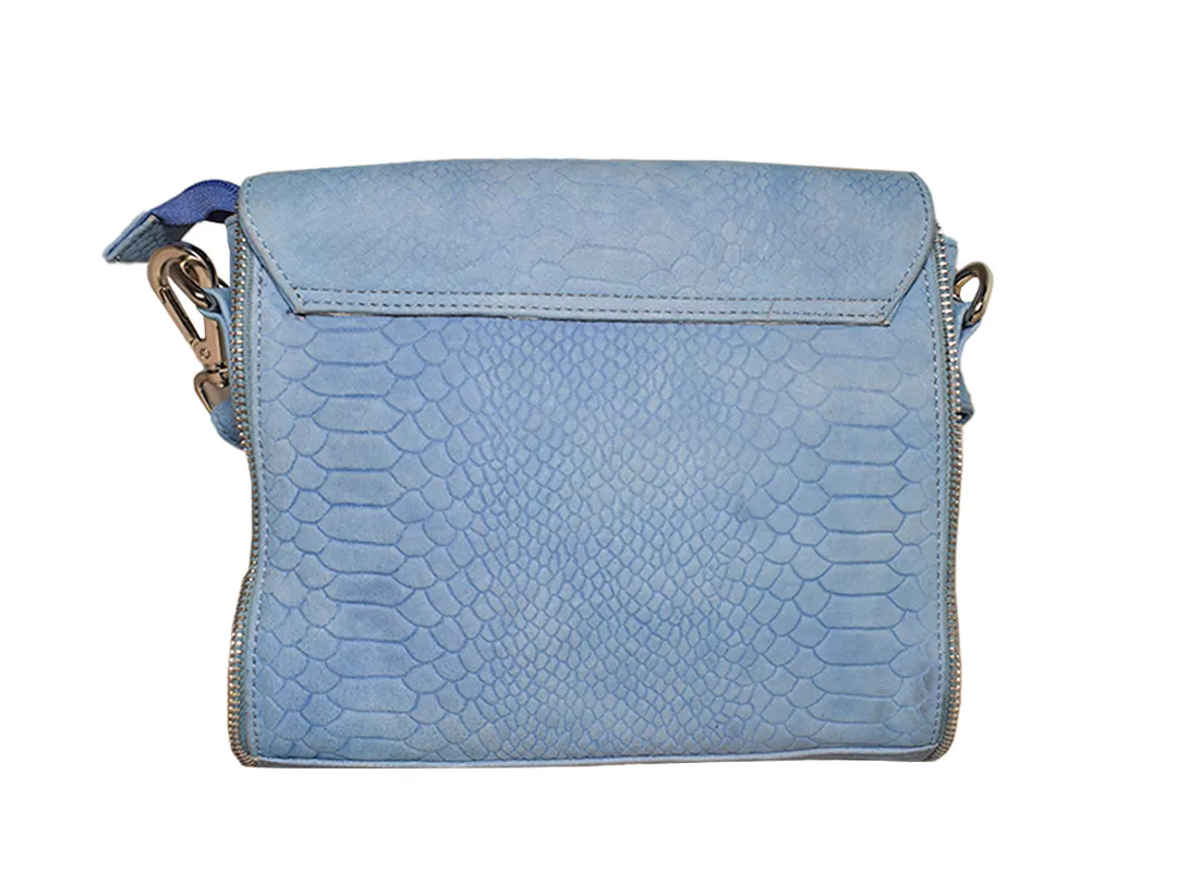 Florence Women’s Leather Bag Sky Blue - BIWB119
