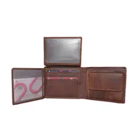 Leo Men’s Leather Wallet Brown - BIMW112