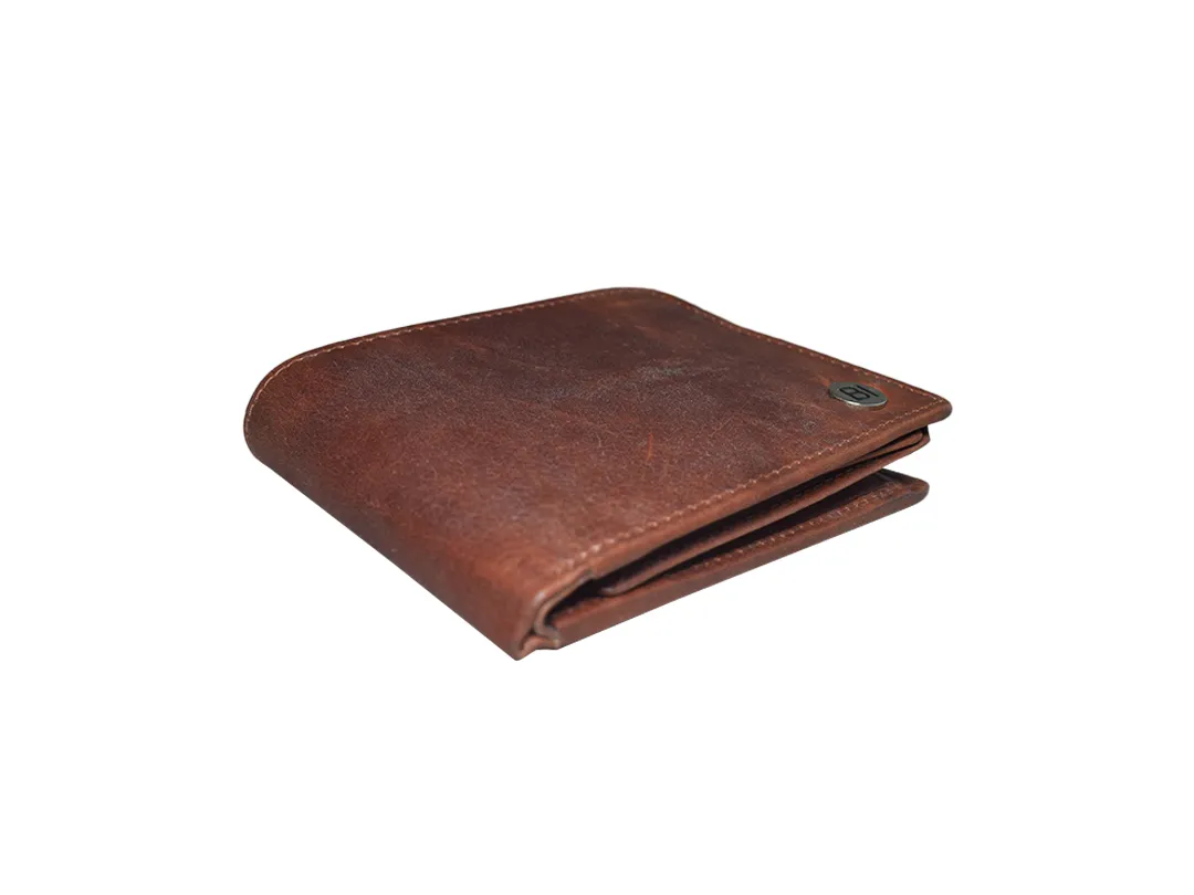 Leo Men’s Leather Wallet Brown - BIMW112