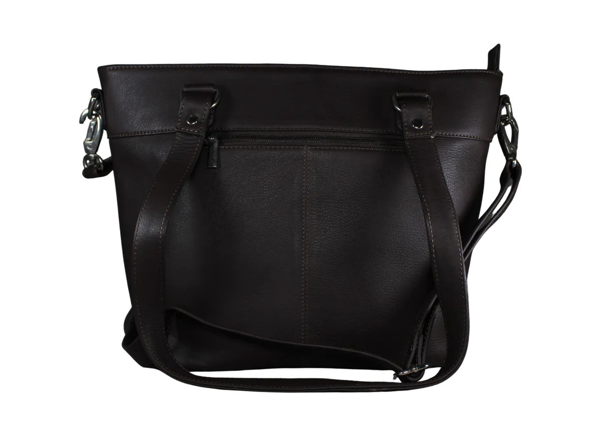 Jace Mens Leather Bags Dark Brown - BIMB3006