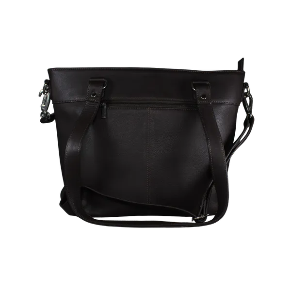 Jace Mens Leather Bags Dark Brown - BIMB3006