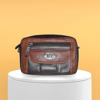 Charlotte Women’s Leather Bag Black & Brown - BIWB121