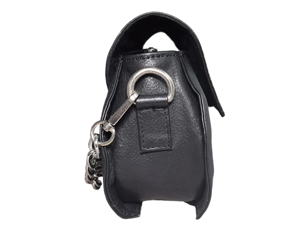 Sofia Women's Leather Bag Black - BIWB125