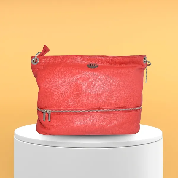 Sophie Women's Leather Bag Red - BIWB126