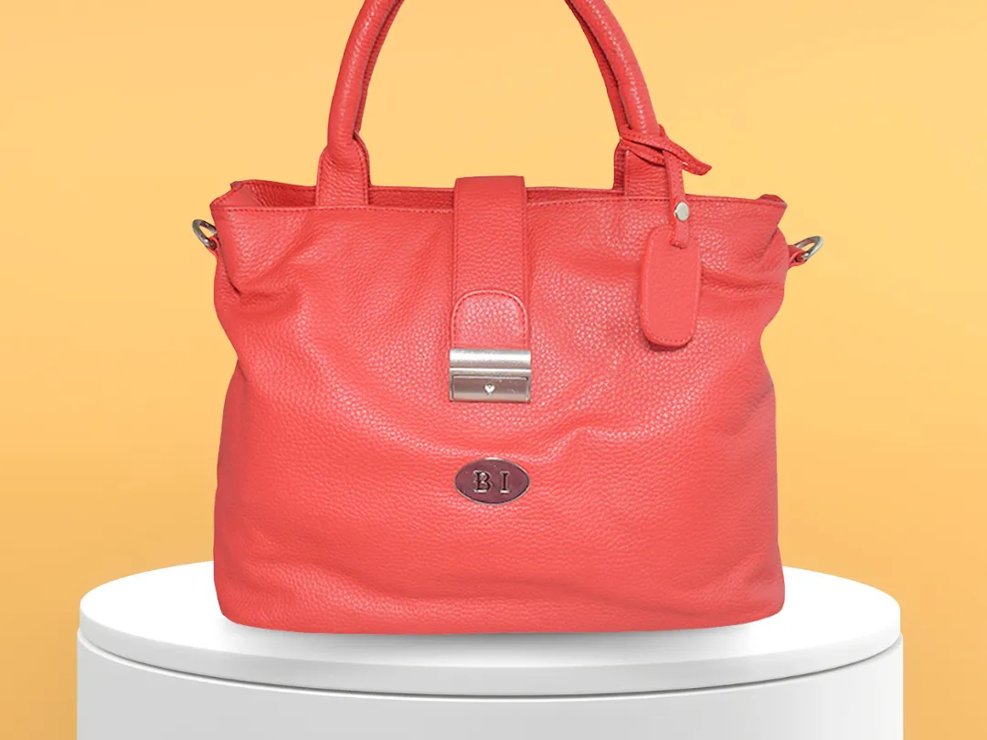 Evelyn  Women's Leather Bag Red - BIWB127