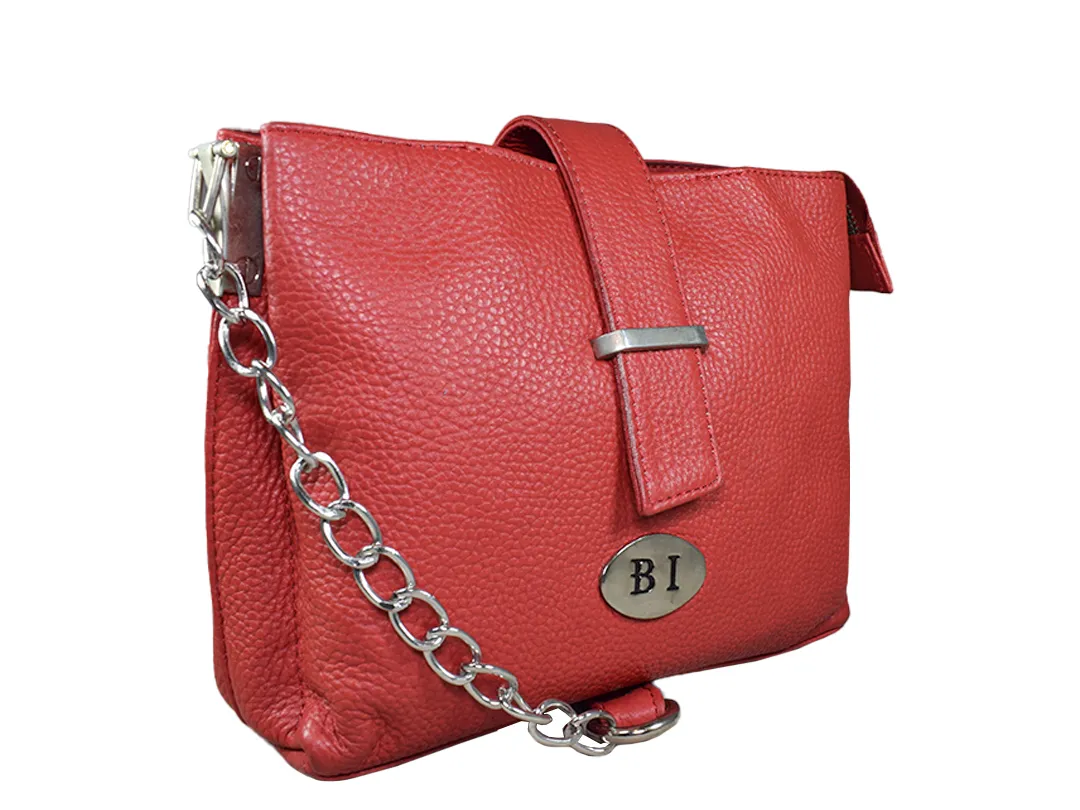Amelia Women's Leather Bag Red BIWB132