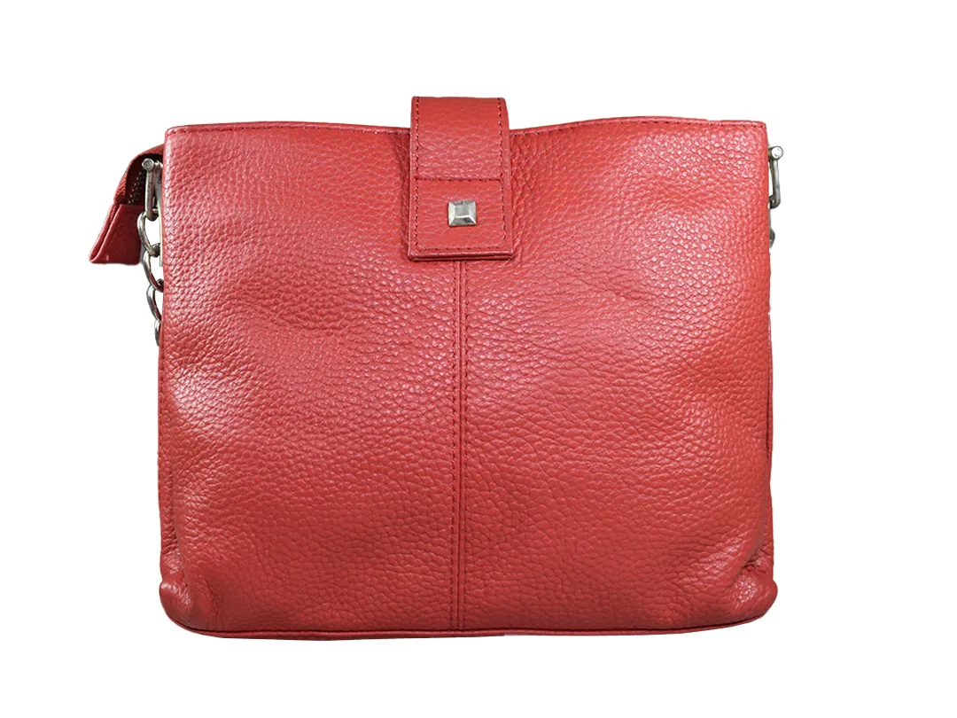 Amelia Women's Leather Bag Red BIWB132