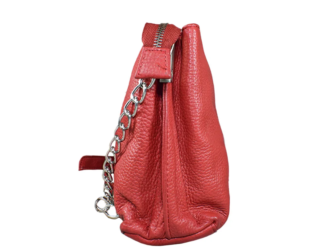 Amelia Women's Leather Bag Red BIWB132