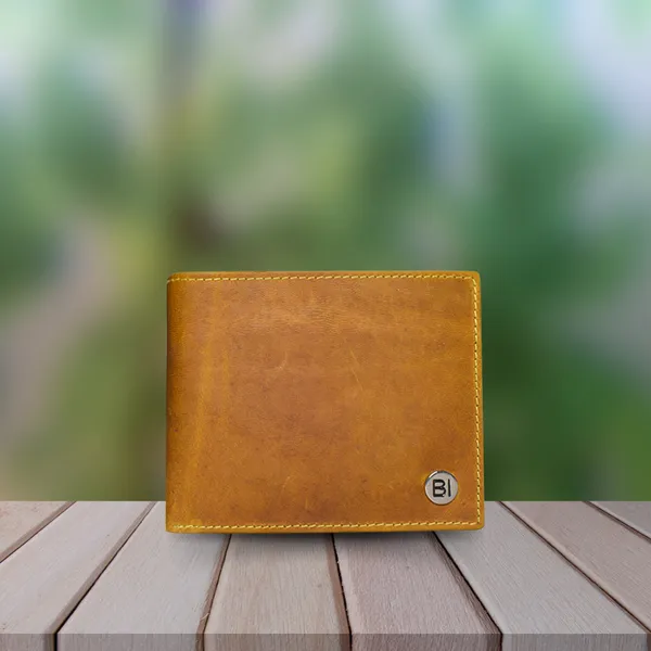 Freddie Men’s Leather Wallet Tan - BIMW114