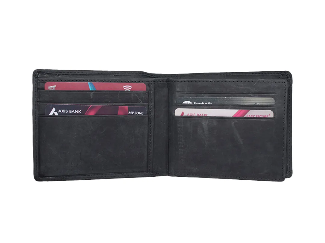 Arthur Men’s Leather Wallet Black - BIMW115