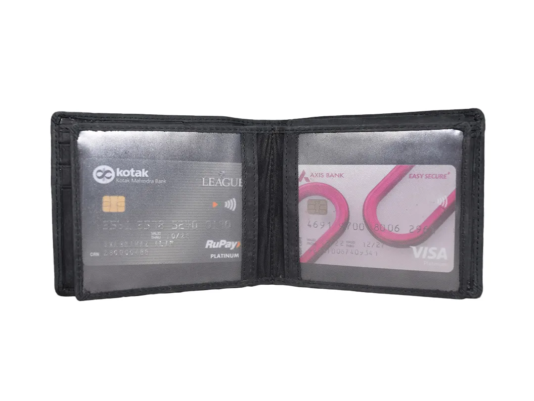 Arthur Men’s Leather Wallet Black - BIMW115