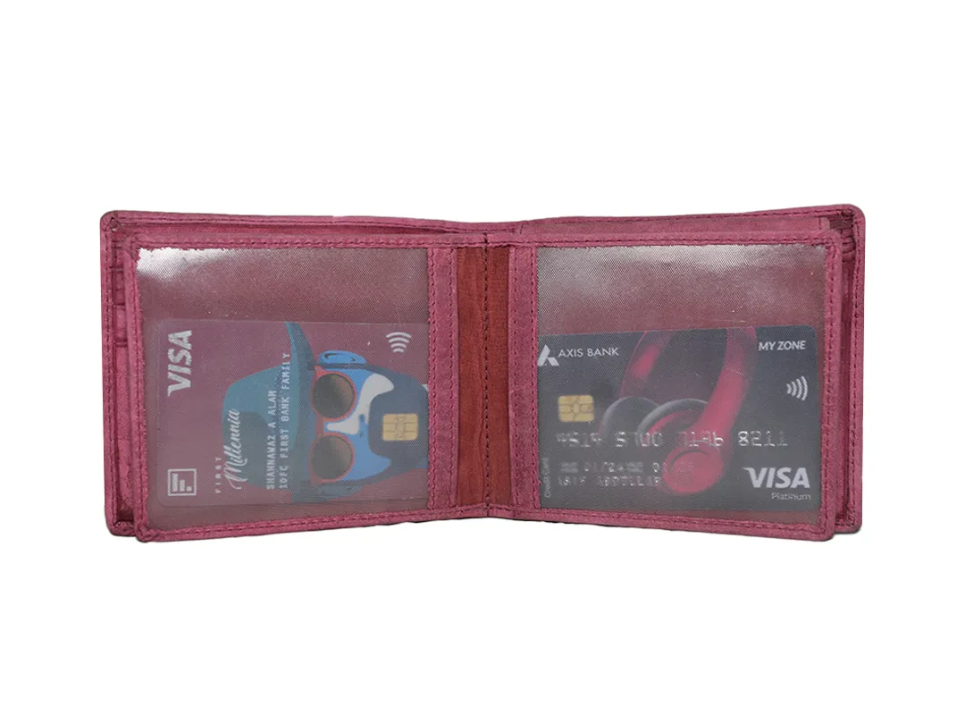 Arthur Men’s Leather Wallet Pink - BIMW116