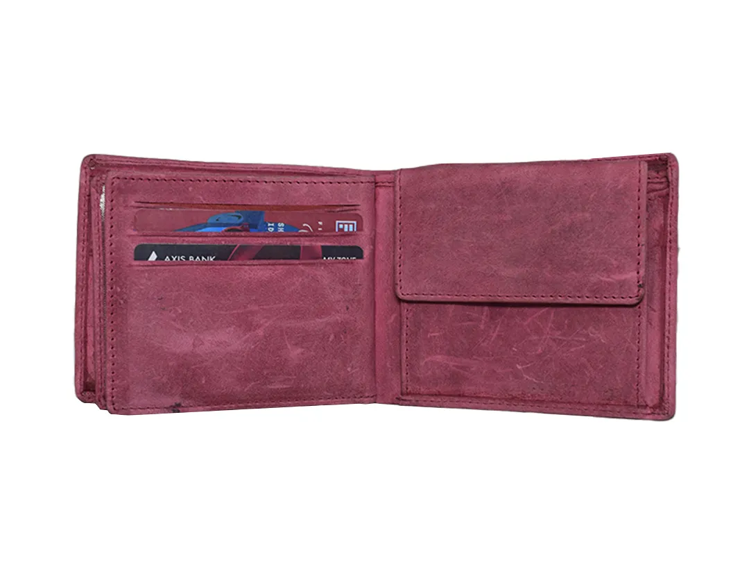 Arthur Men’s Leather Wallet Pink - BIMW116