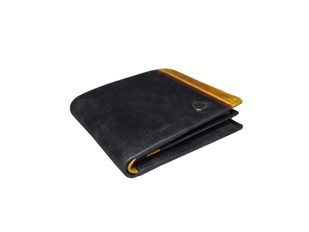 Archie Men’s Leather Wallet Black - BIMW117