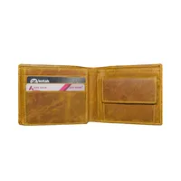 Ollie Men’s Leather Wallet Tan - BIMW118