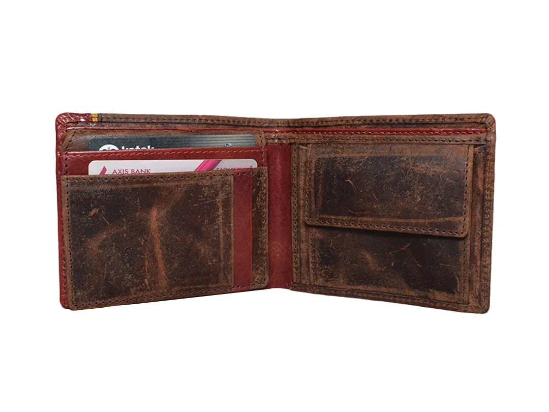 Archie Men’s Leather Wallet Brown - BIMW119