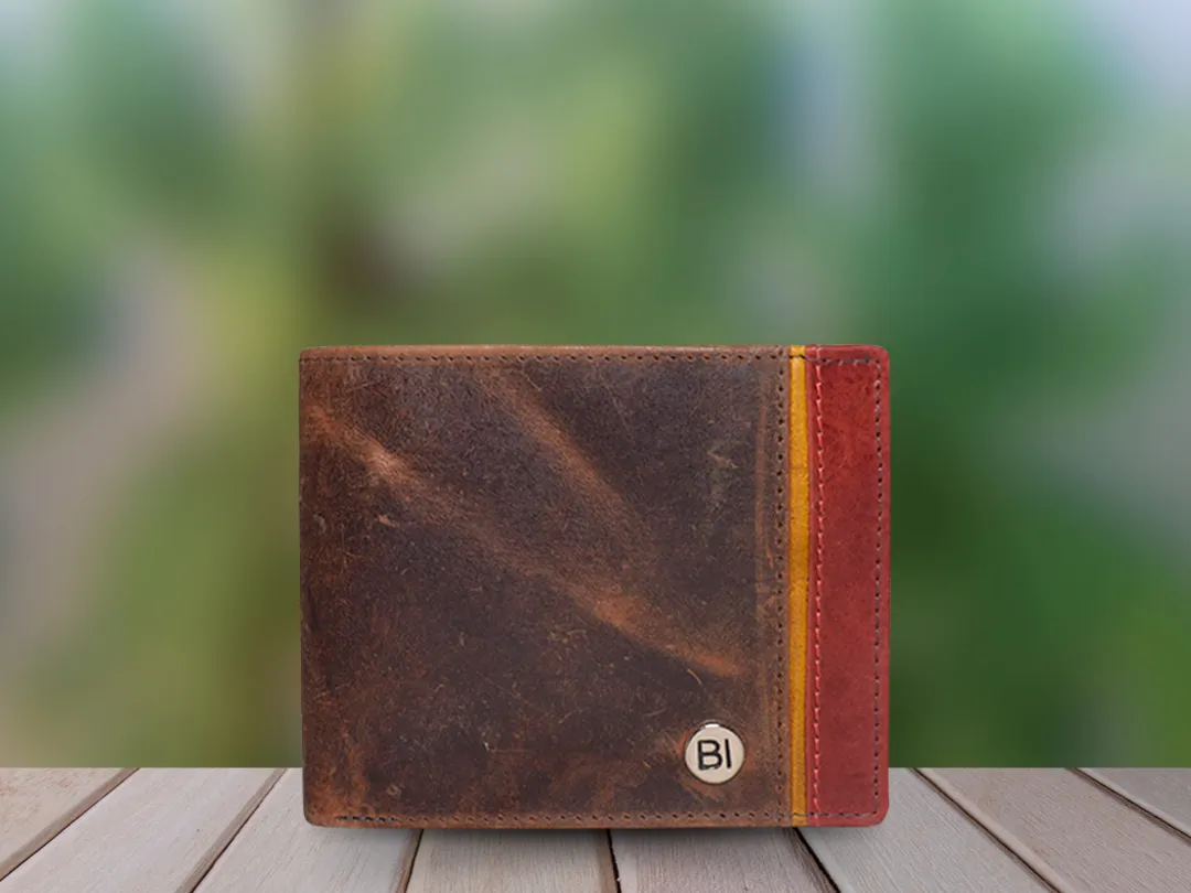 Archie Men’s Leather Wallet Brown - BIMW119