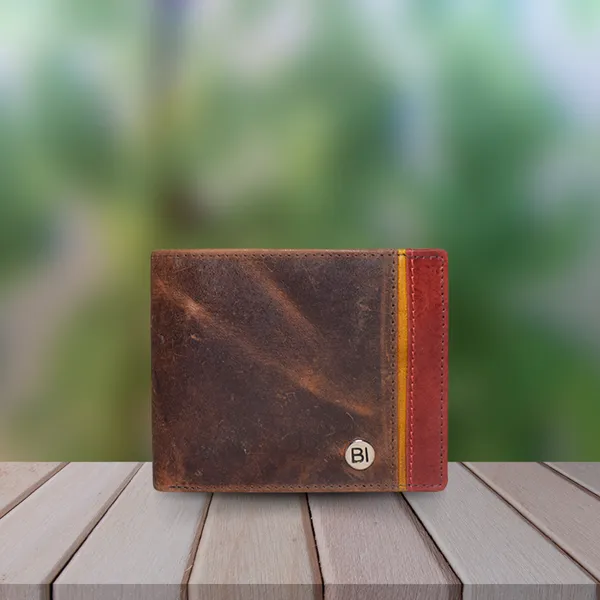 Archie Men’s Leather Wallet Brown - BIMW119