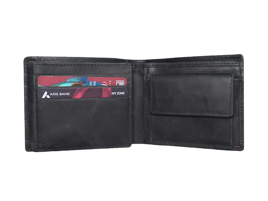 Alfie  Men’s Leather Wallet Black - BIMW120