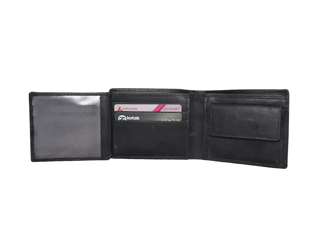 Alfie  Men’s Leather Wallet Black - BIMW120