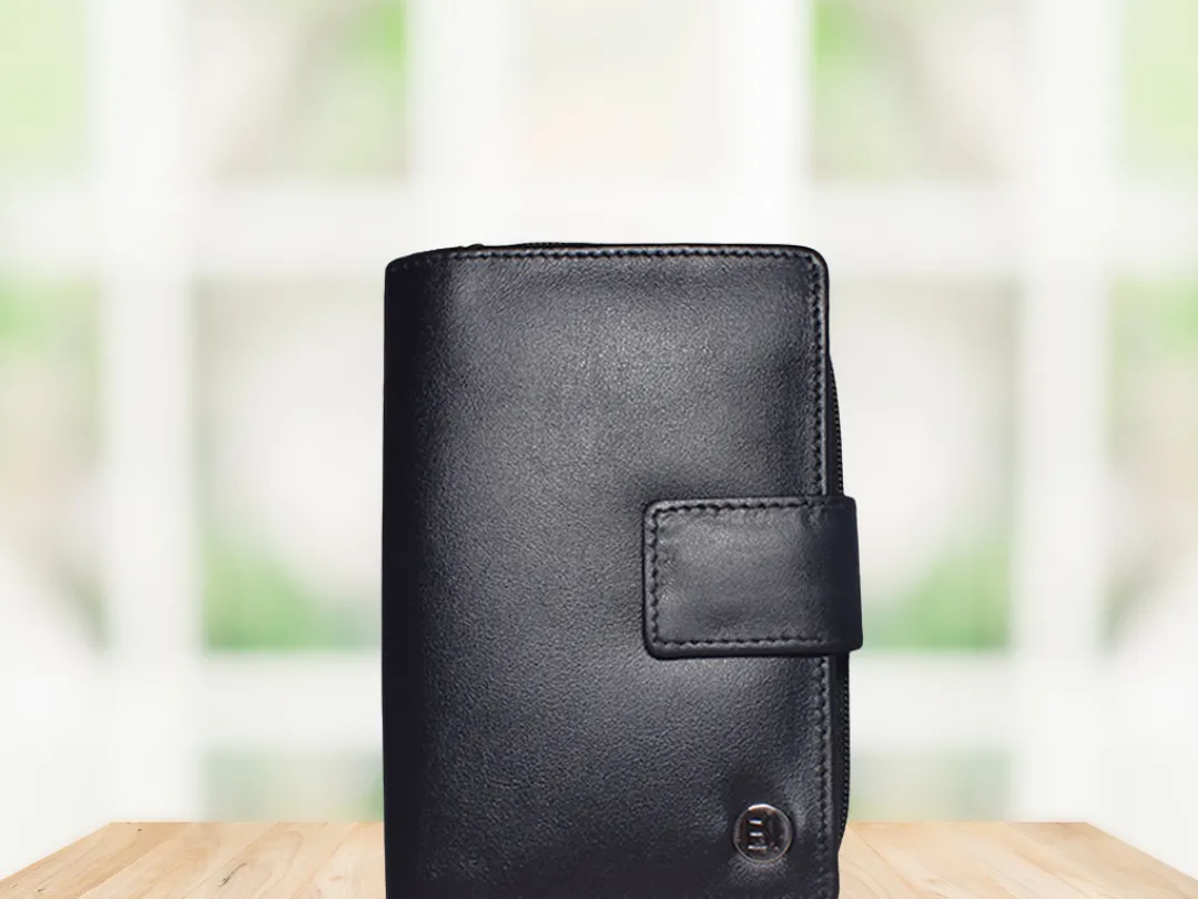 Matilda Women’s leather wallet Black - BIWW122