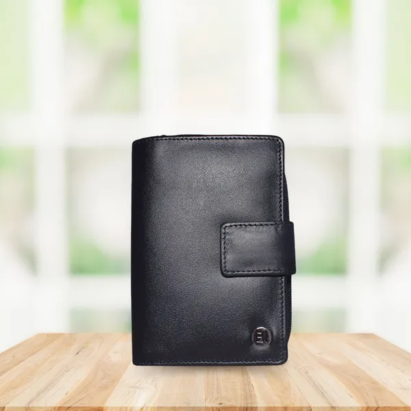 Matilda Women’s leather wallet Black - BIWW122