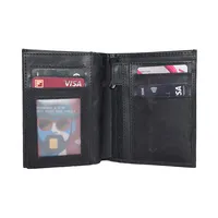 Charlie Men’s leather wallet Black - BIMW123