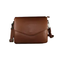 Lorenzo Mens Leather Bags Light Brown - BIMB3007