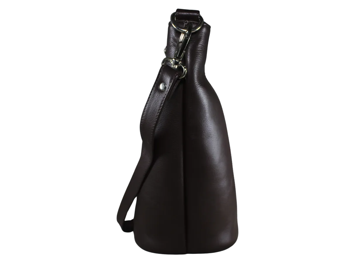 Jameson Mens Leather Bags Dark Brown - BIMB3008