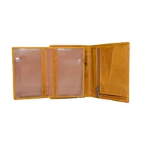 Henry Men’s leather wallet Tan - BIMW127