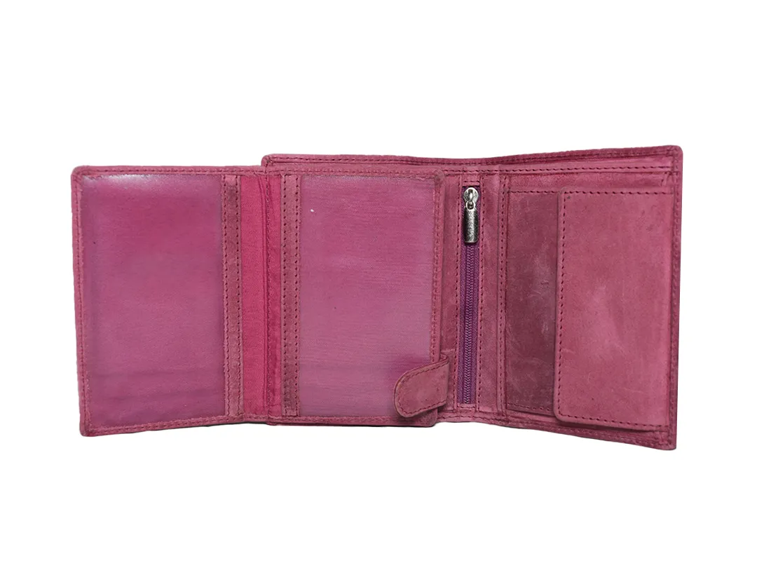Harry Men’s Leather Wallet Pink - BIMW130