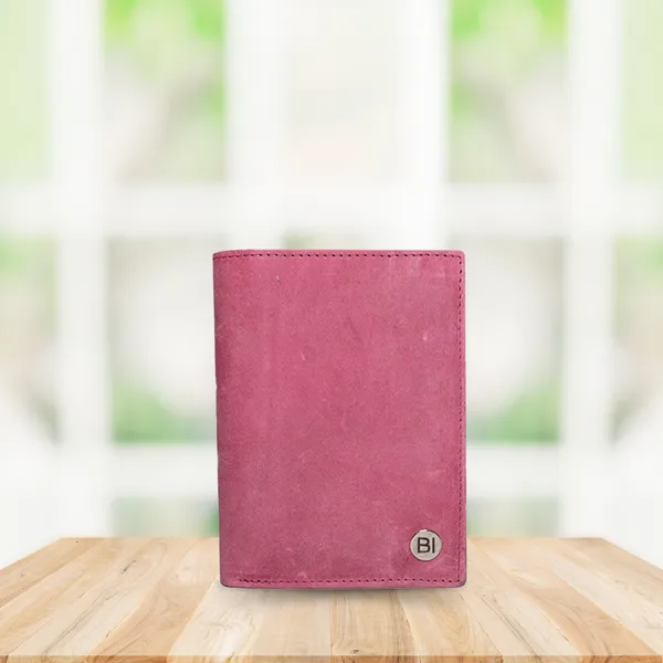 Harry Men’s Leather Wallet Pink - BIMW130