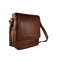 Giovanni Mens Leather Cross Body Bags Light Brown - BIMB3009