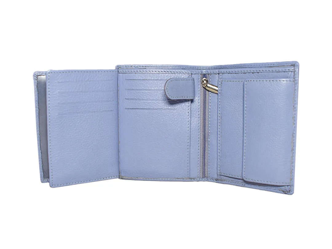 Jack Men’s Leather Wallet Sky Blue - BIMW131