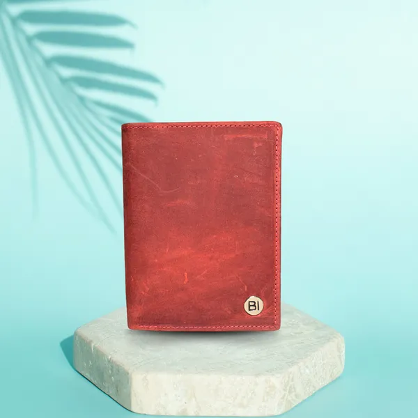 Jack Men’s Leather Wallet Red - BIMW132