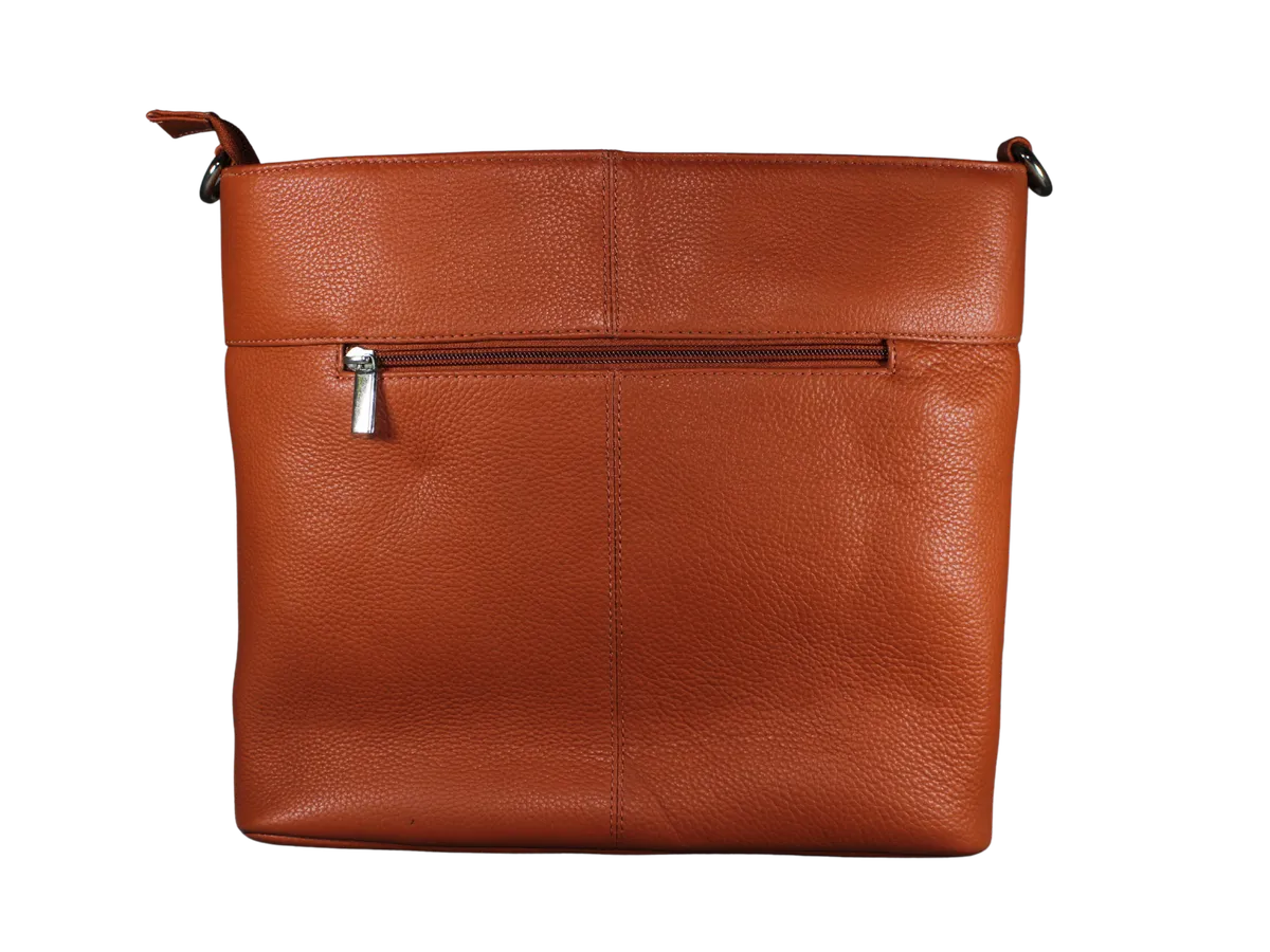 Damian Mens Leather Bags Orange - BIMB3002