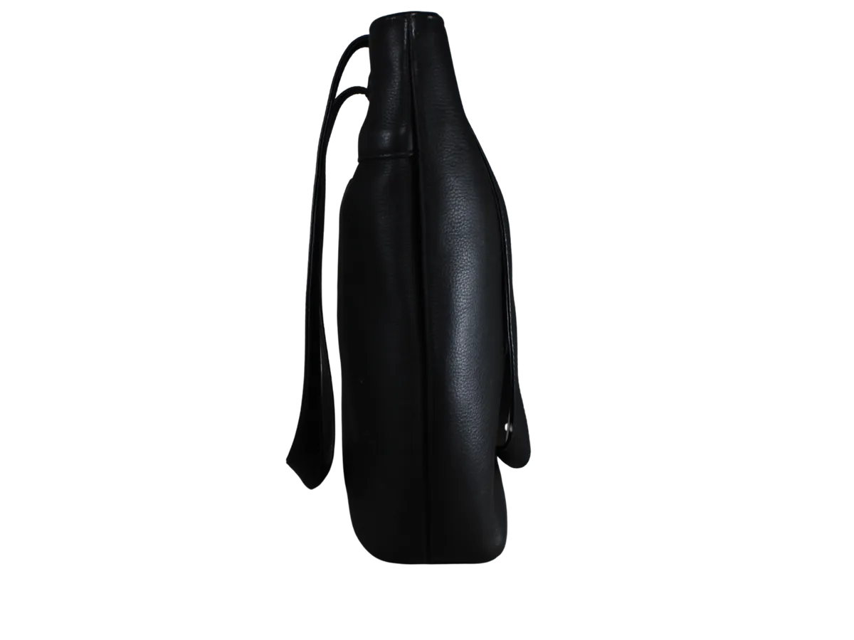 Carson Mens Leather Bags Black - BIMB3010