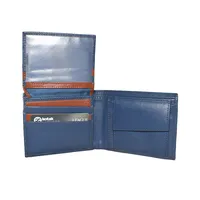 Theodore Men’s leather Wallet Tuft Blue - BIMW139