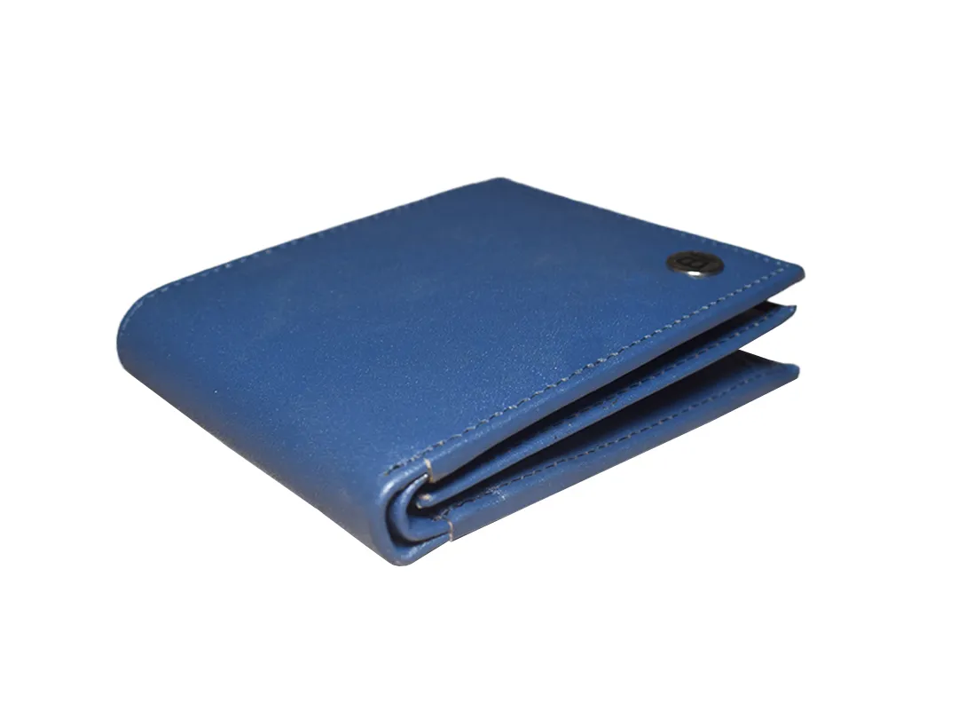 Theodore Men’s leather Wallet Tuft Blue - BIMW139