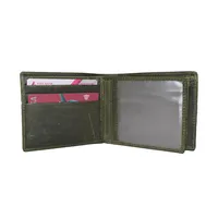 Isac Men’s Leather Wallet Olive Green - BIMW141