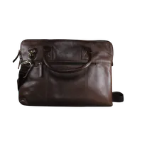 Declan  Mens Leather Bags Dark Brown - BIMB3011