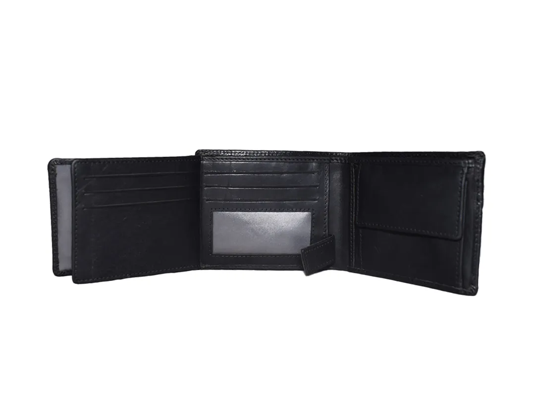 Thomas Men’s leather wallet Black - BIMW145