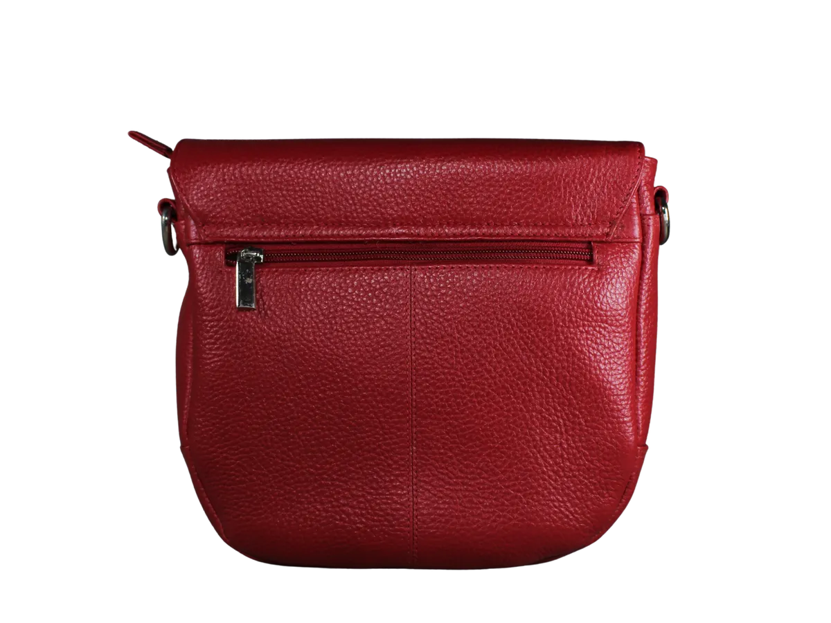 Dawson Mens Leather Bags Red - BIMB3014