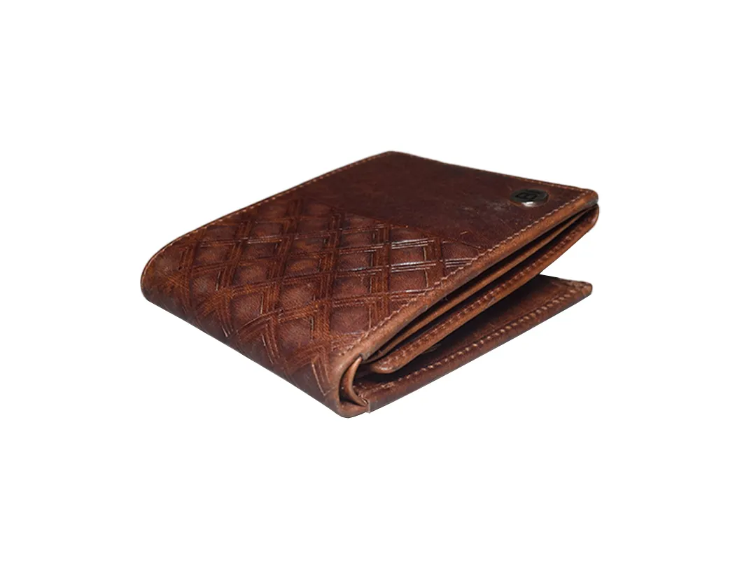 Lawrence Men’s leather wallet Brown - BIMW146