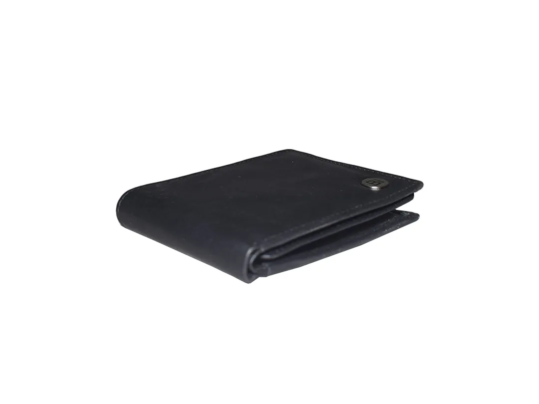 Rueben Men’s Leather Wallet Black - BIMW148