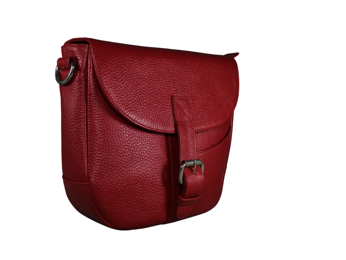 Dawson Mens Leather Bags Red - BIMB3014